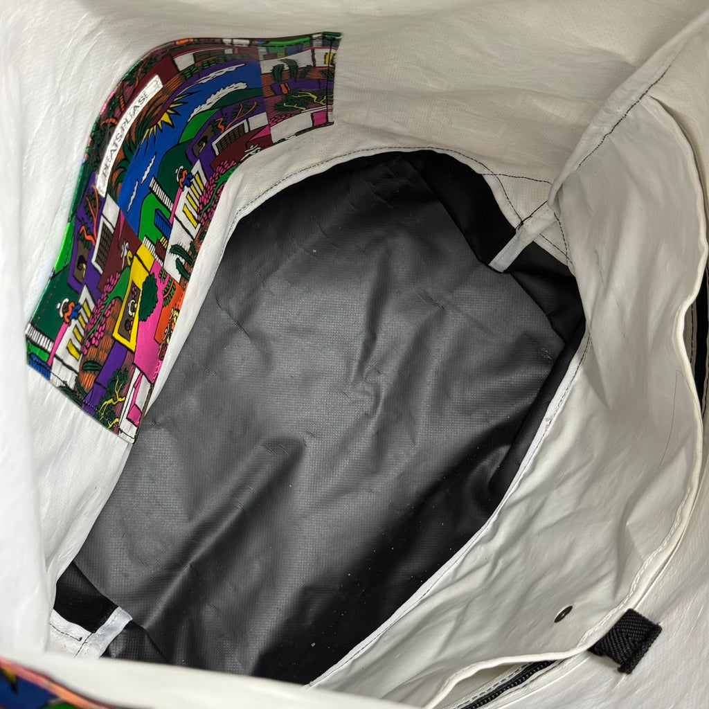 2011 aw pleats please issey miyake luz y color mexico village print messenger bag