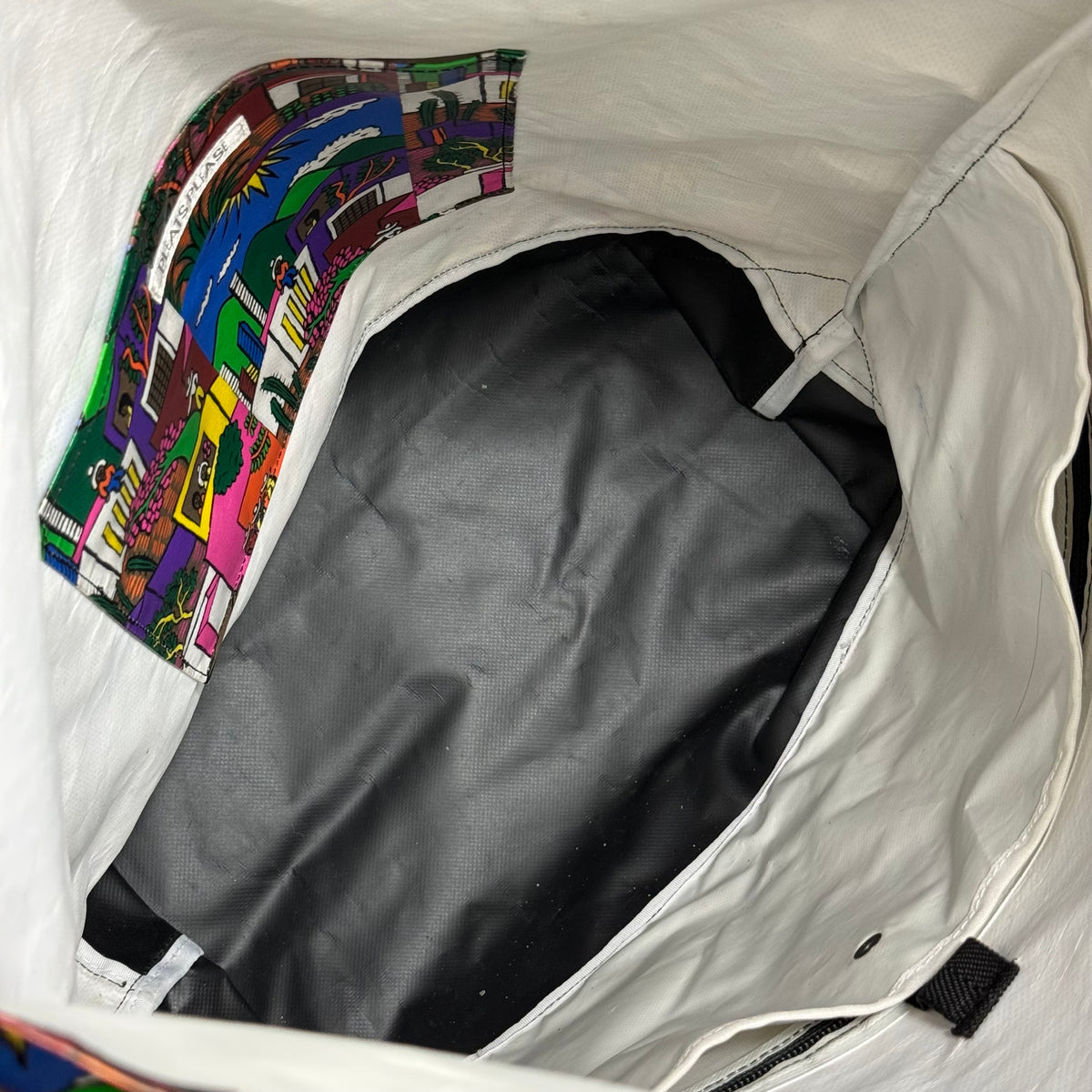 2011 aw pleats please issey miyake luz y color mexico village print messenger bag
