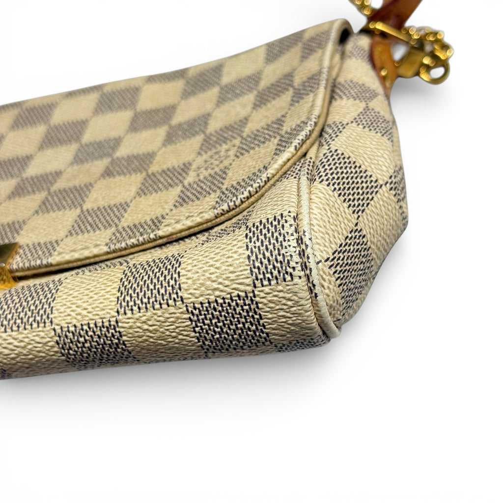 louis vuitton favorite mm damier azur crossbody