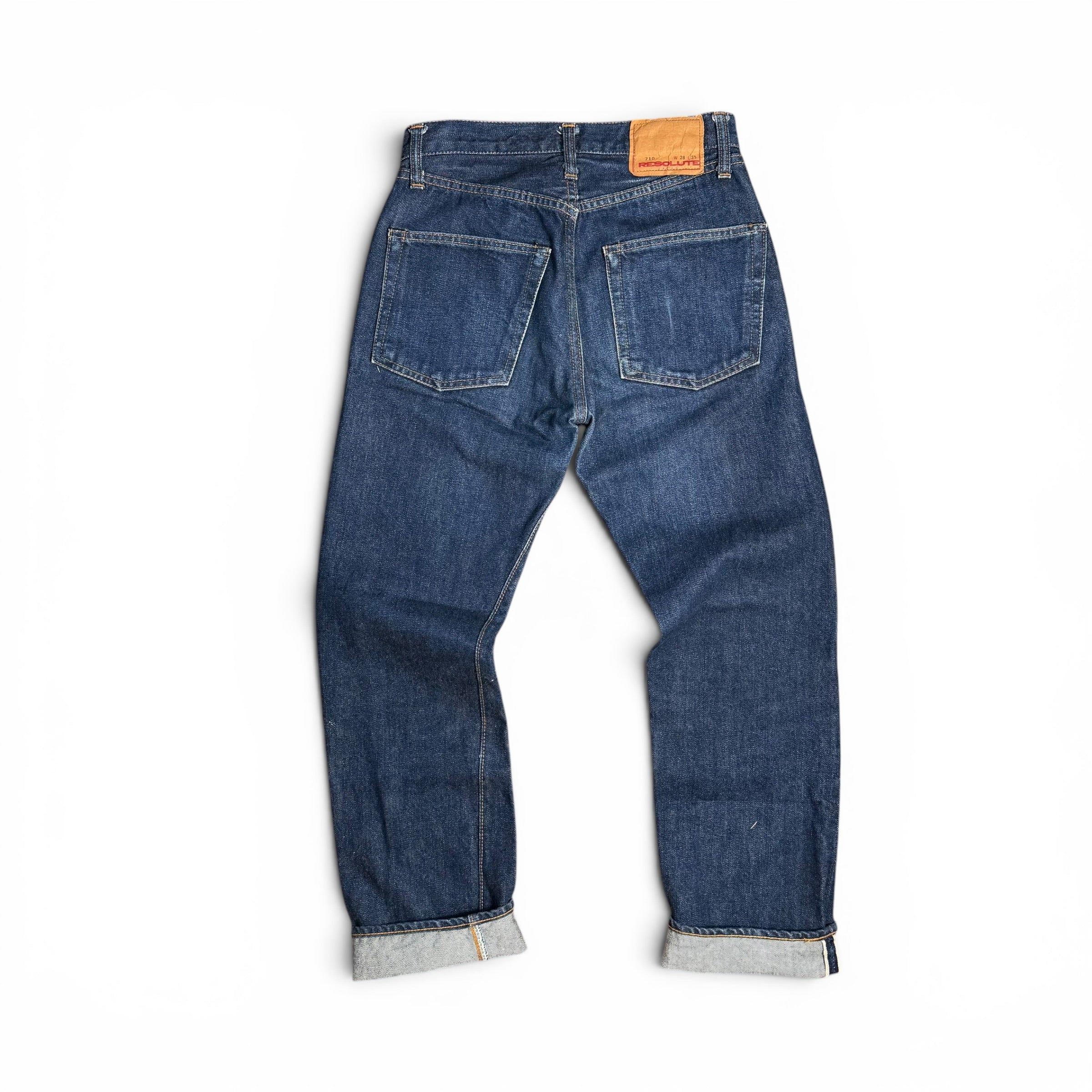resolute 710 button fly selvedge japanese denim jeans