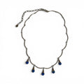 relios carolyn pollack 925 sterling silver + lapis lazuli teardrop necklace