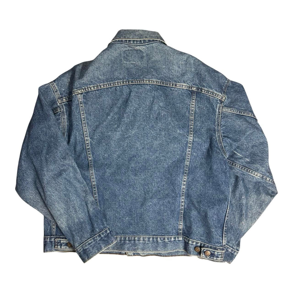 vintage 80s levis 70507 0216 usa made medium wash denim trucker jacket