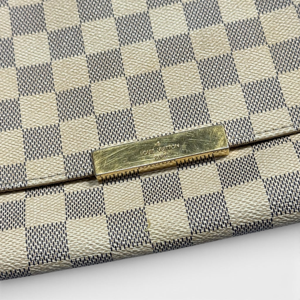 louis vuitton favorite mm damier azur crossbody