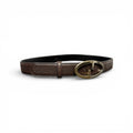 gucci two tone gg logo belt