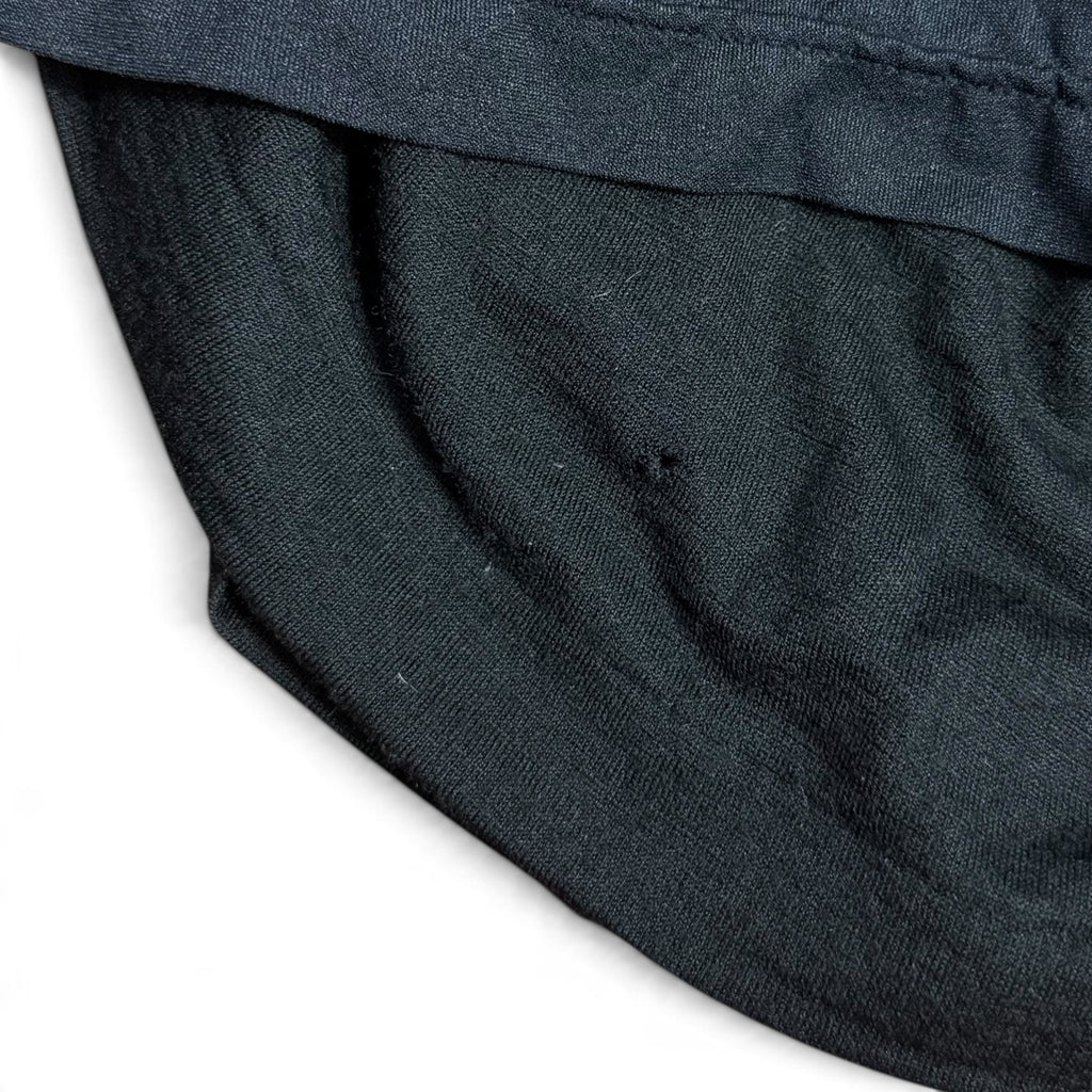 comme des garcons AD2007 black wool ruched layered cardigan GT-T019