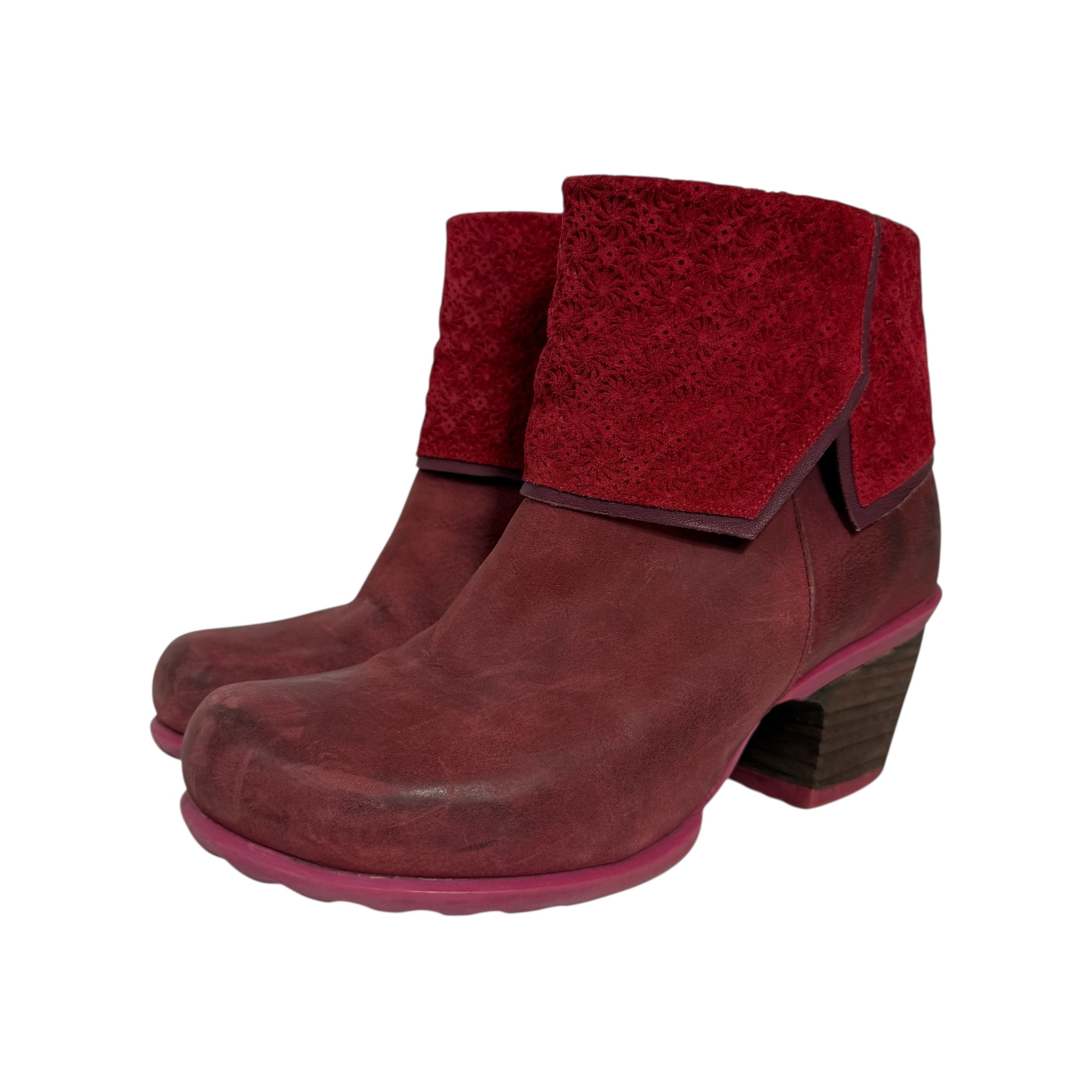 john fluevog fw16 hopeful esperanza red suede boots