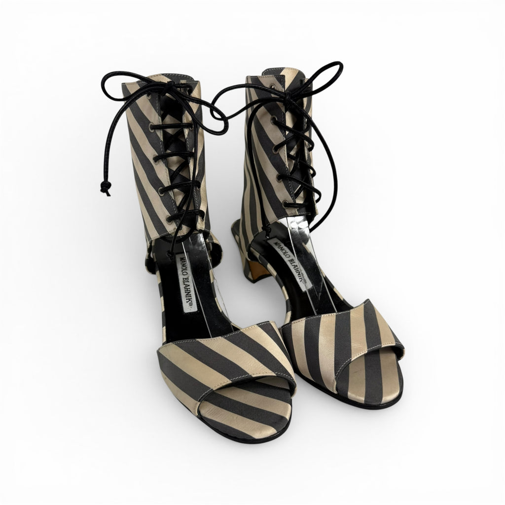manolo blahnik 40th anniversary anna piaggi sandals
