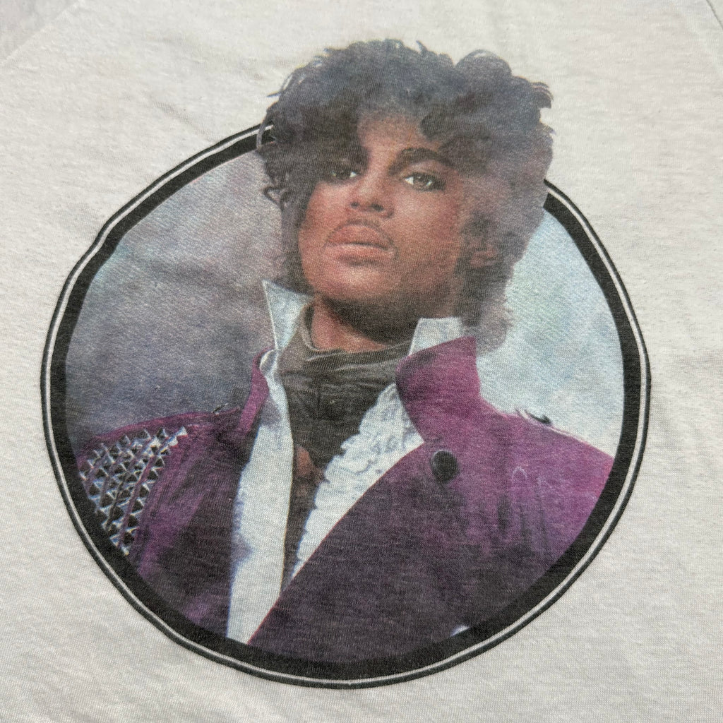 vintage 80s prince 1999 3/4 sleeve promo tee