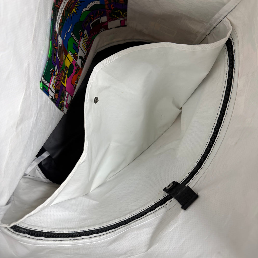 2011 aw pleats please issey miyake luz y color mexico village print messenger bag