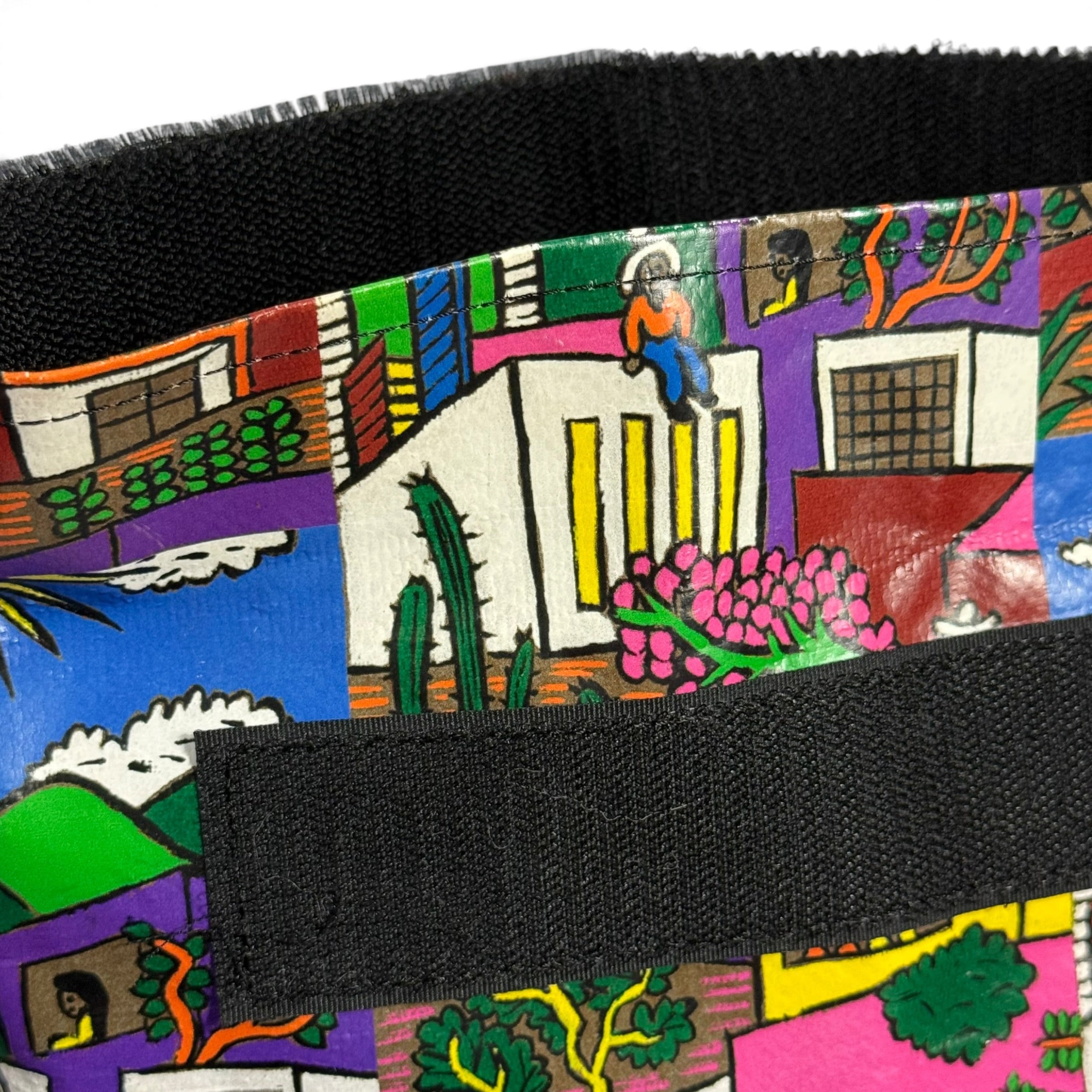 2011 aw pleats please issey miyake luz y color mexico village print messenger bag