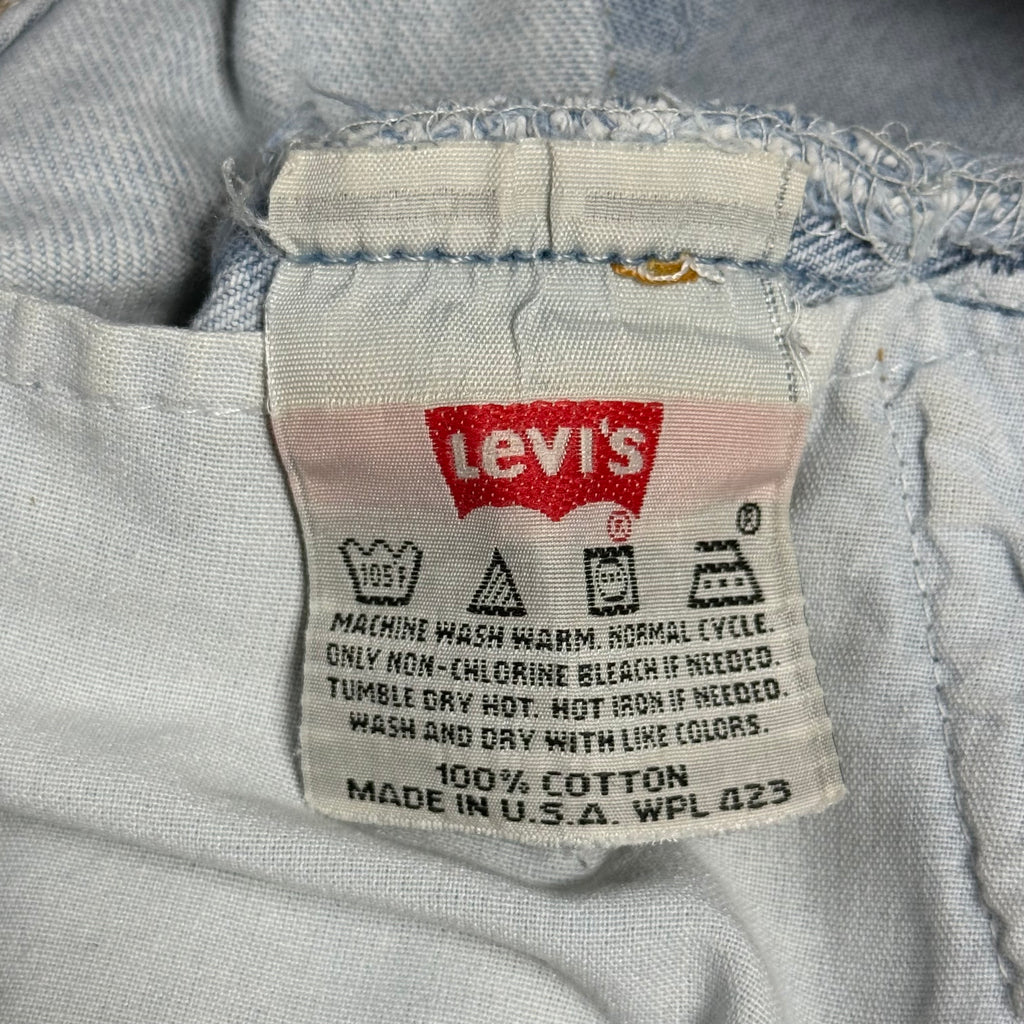 vintage 90s levi’s 501xx high waist button fly jeans