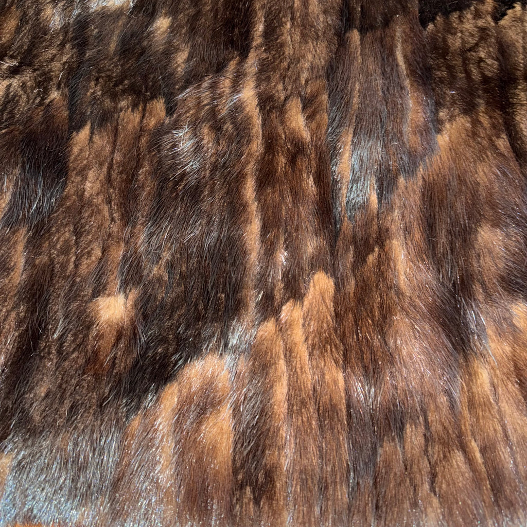 vintage genuine marten fur coat