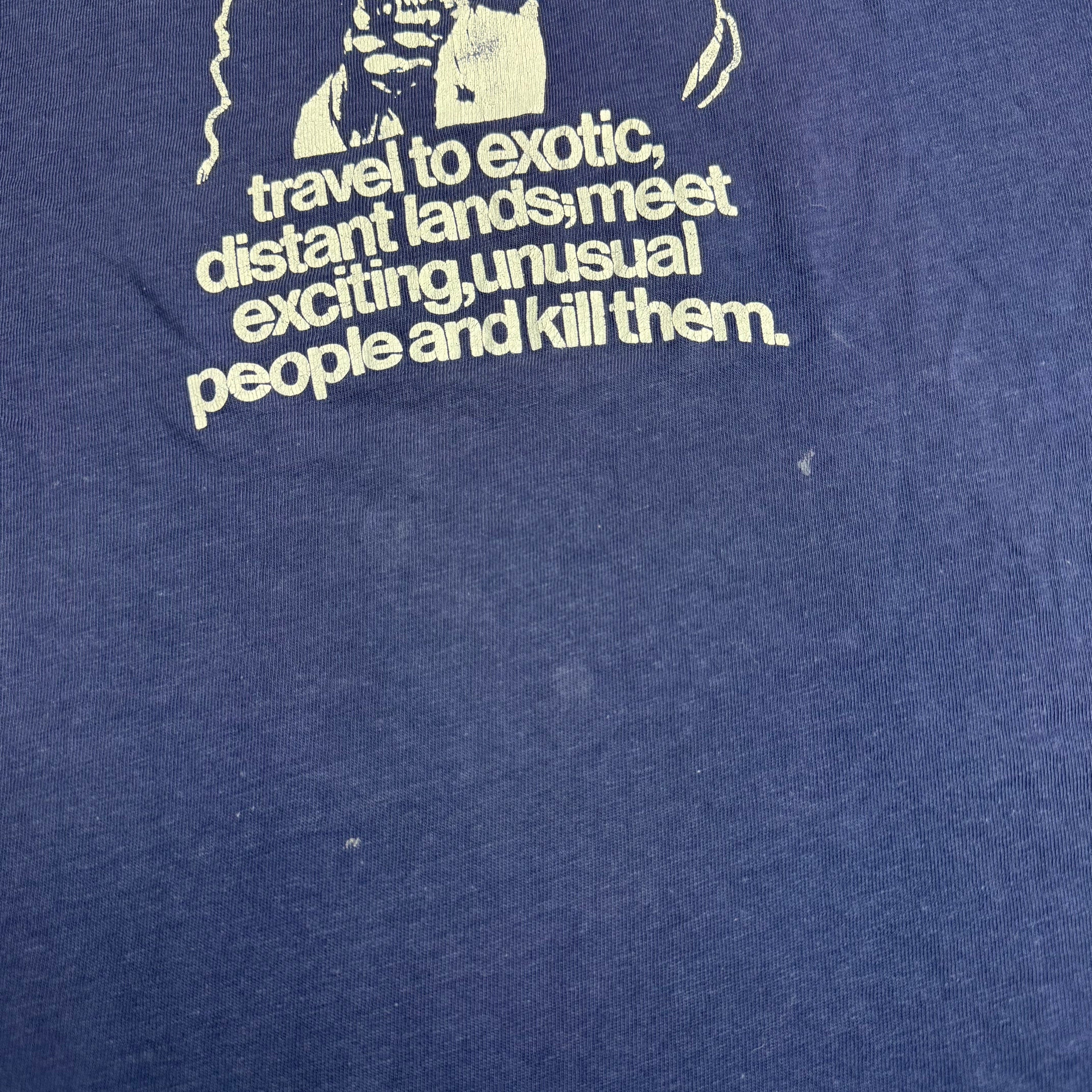 vintage 70s join the army uncle sam anti war graphic tee