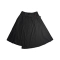 s·deer concept blackasymmetrical buckle skirt