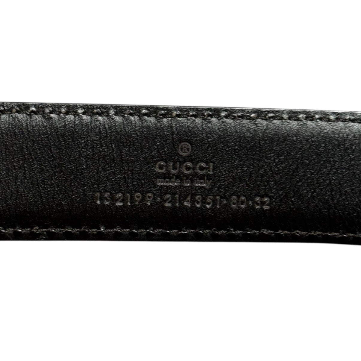gucci two tone gg logo belt