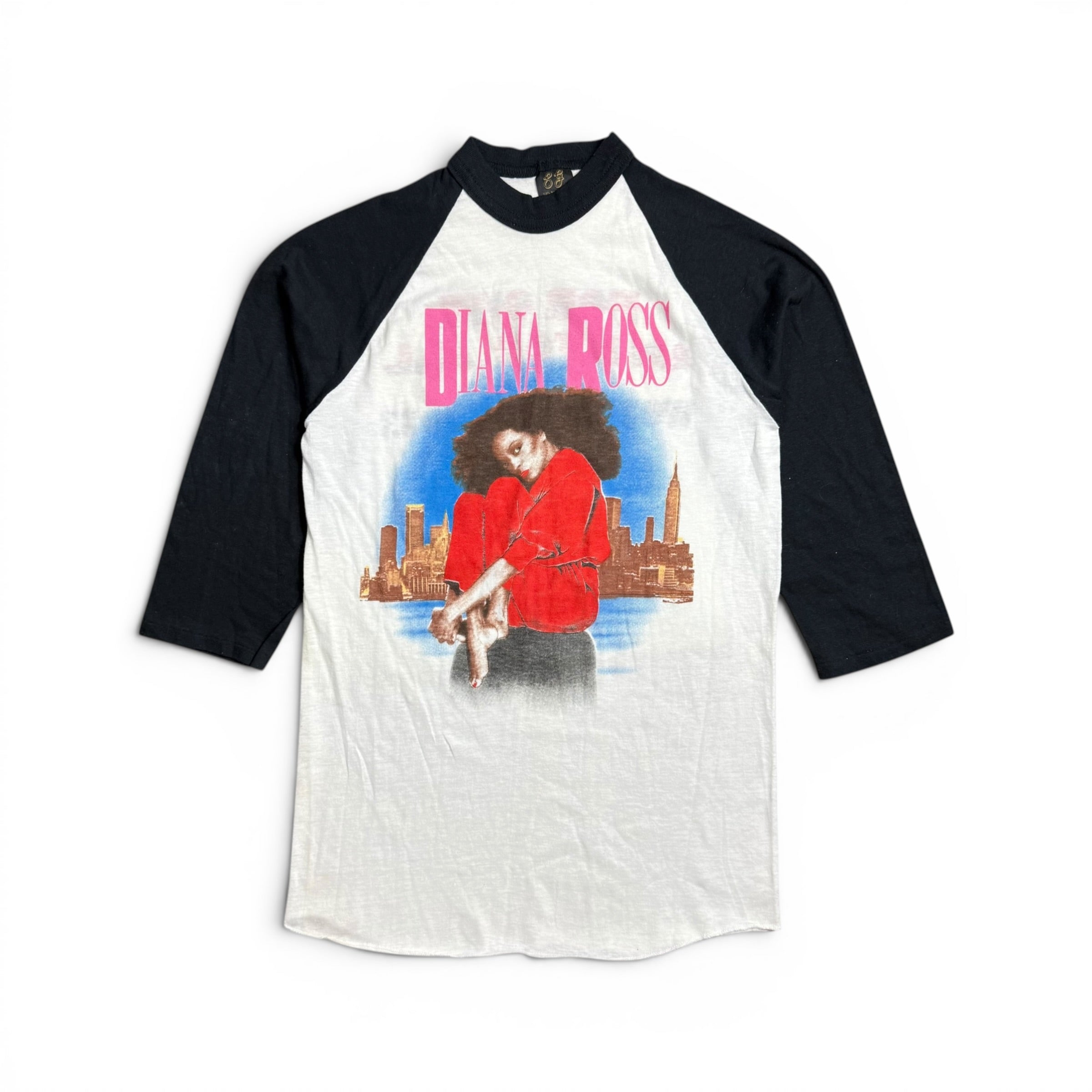 vintage 1983 diana ross for one and for all world tour tee