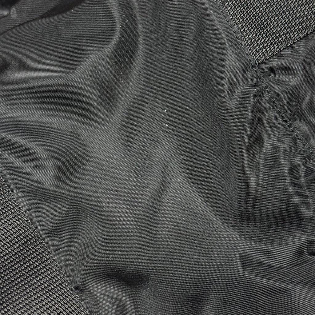 vintage 90s prada black tessuto nylon weekender duffle bag