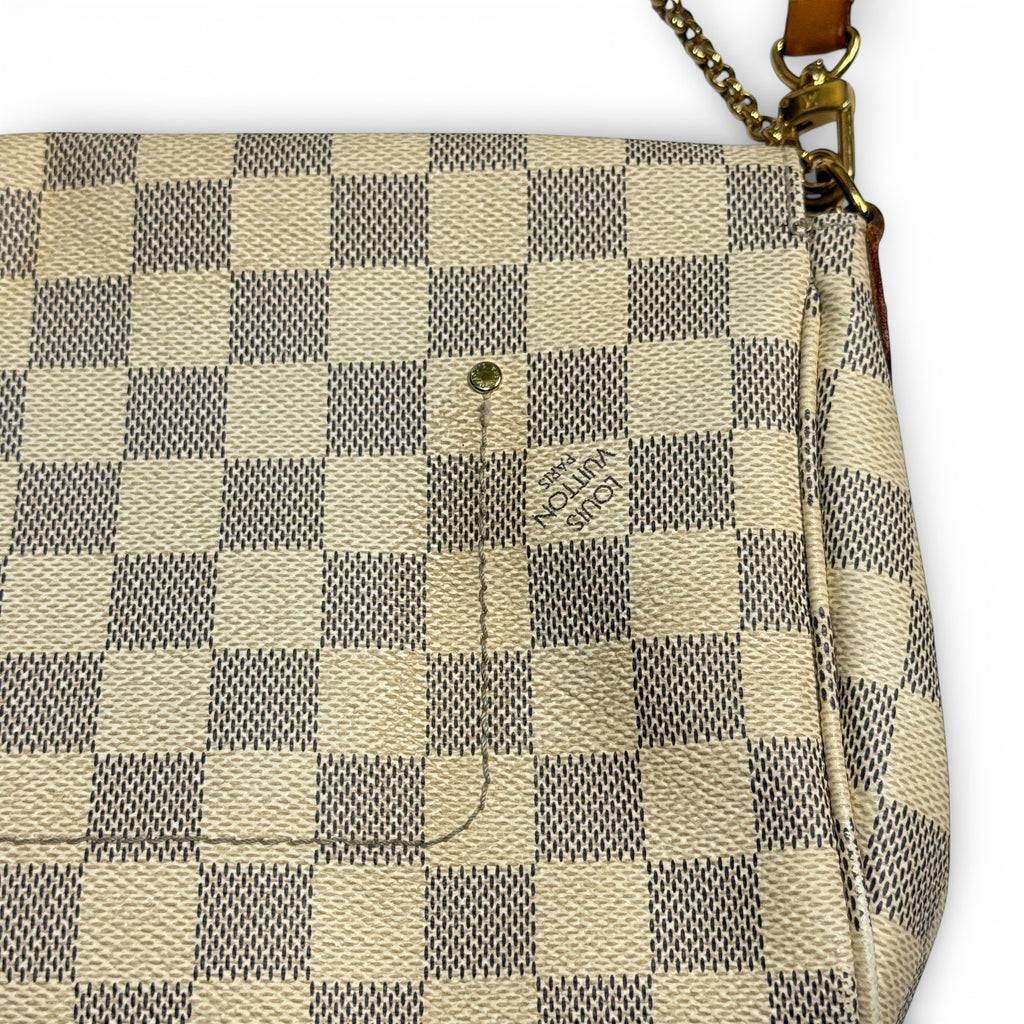 louis vuitton favorite mm damier azur crossbody