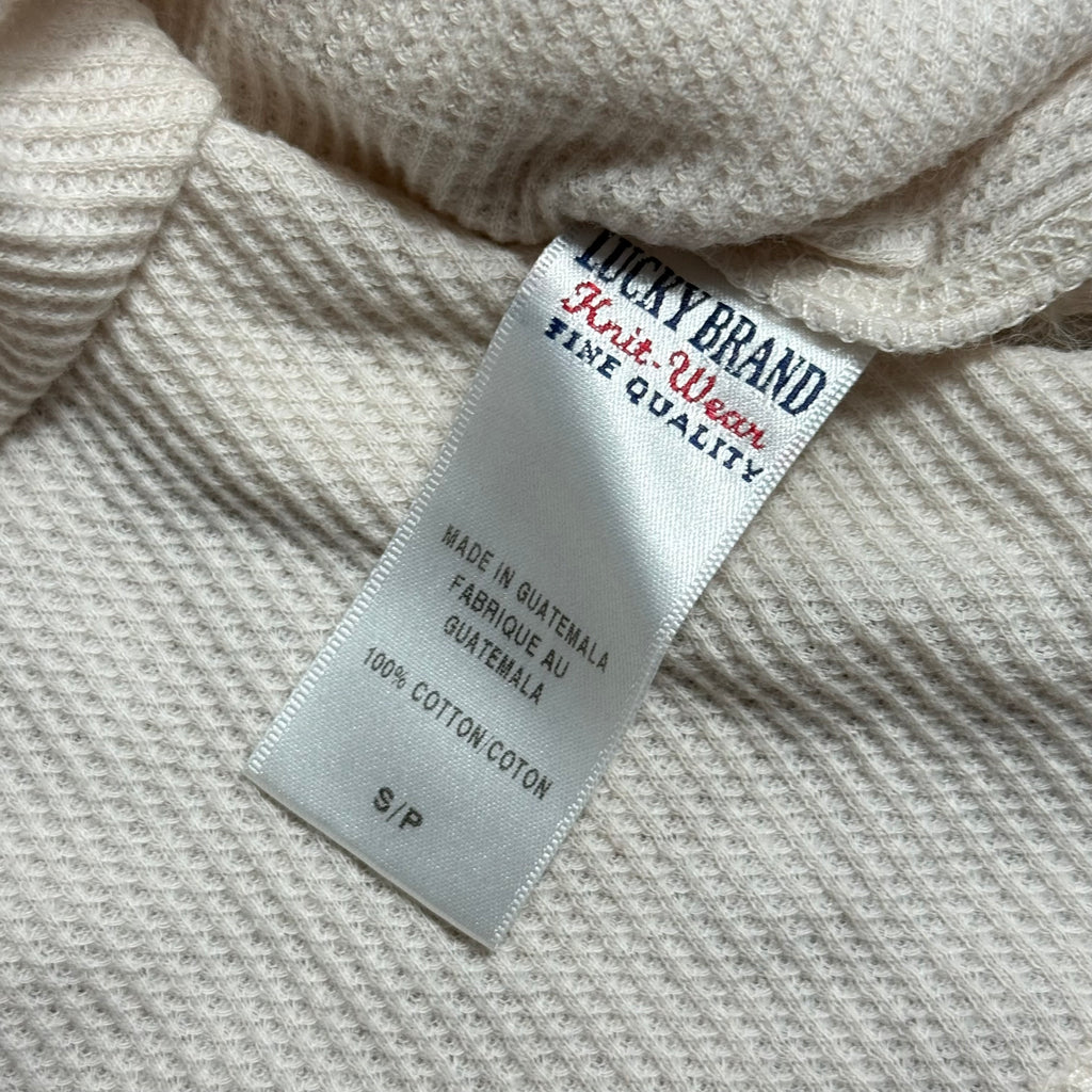 vintage y2k lucky brand koi fish thermal long sleeve top