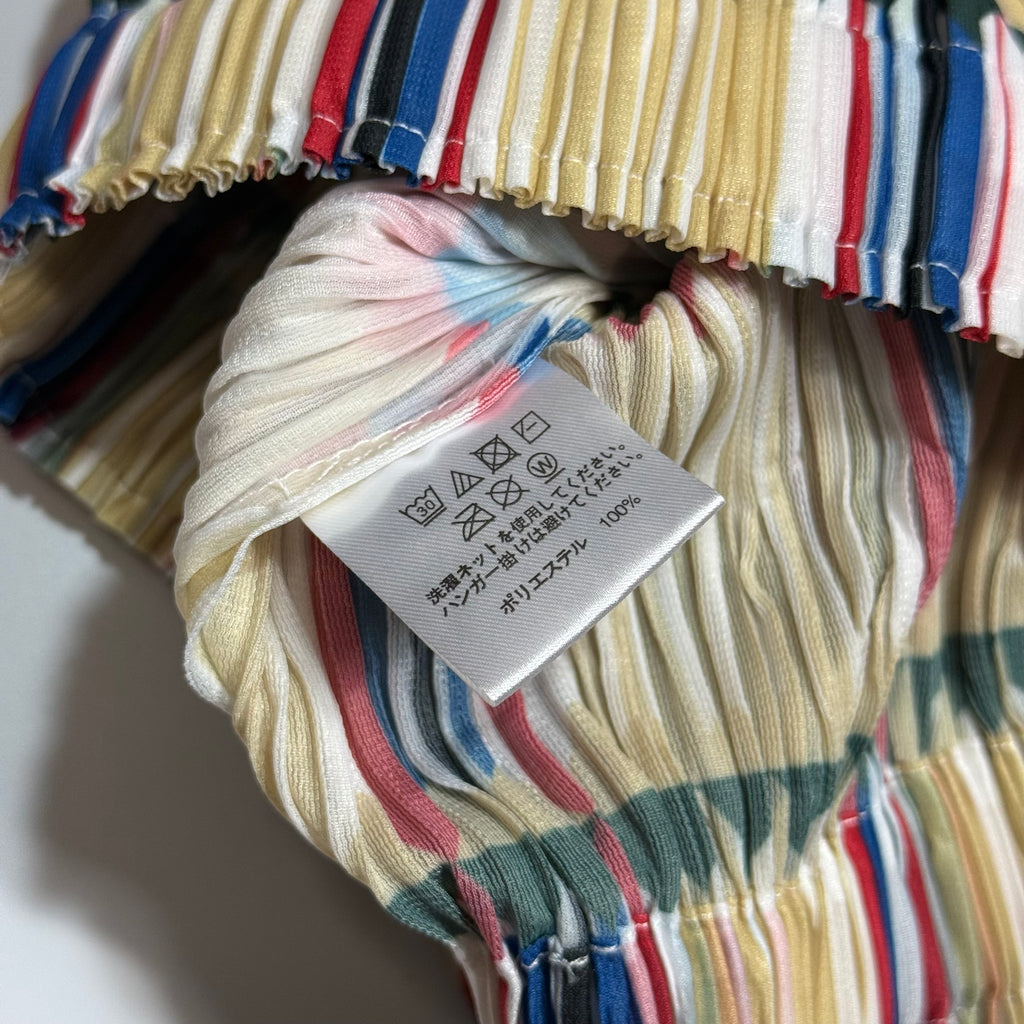 vintage issey miyake pleats please geometric skirt