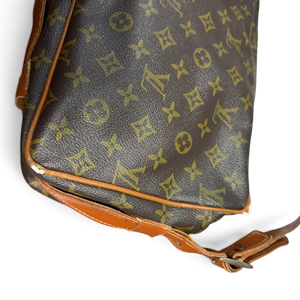 vintage 70s 80s louis vuitton french company monogram danube crossbody bag