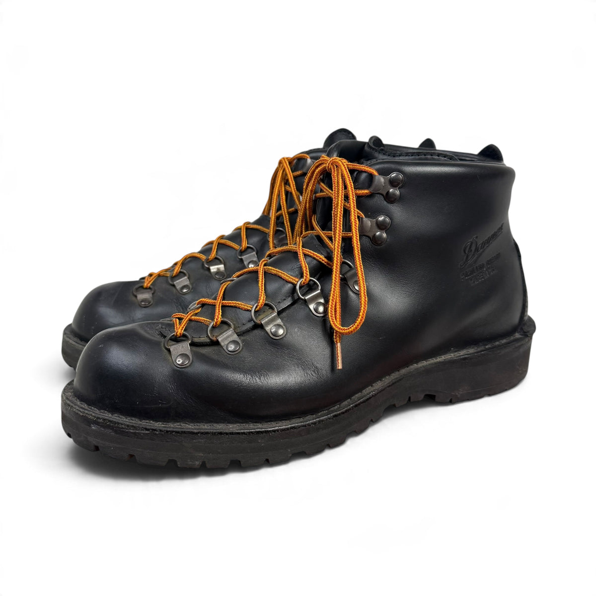 danner mountain light black leather gore-tex hiking boots 31530