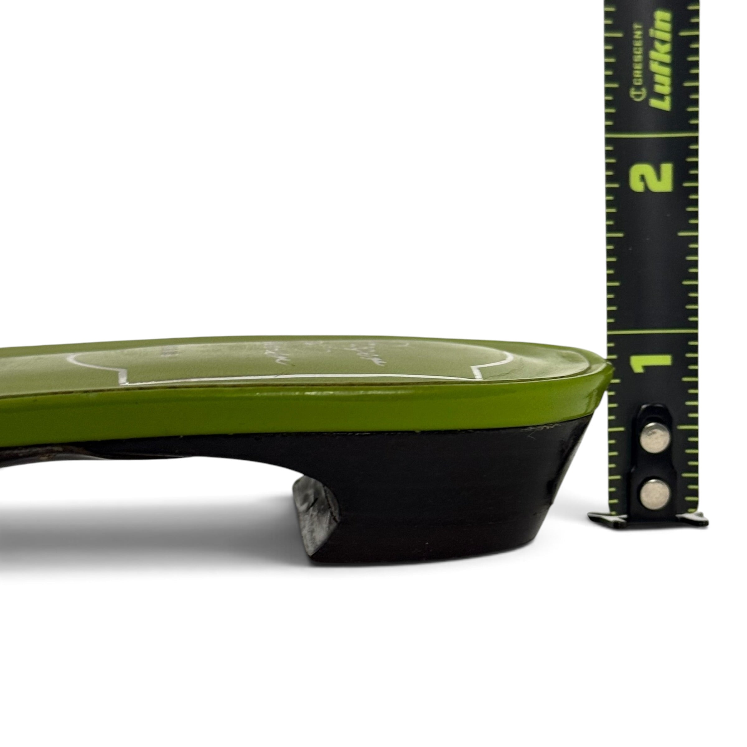 roger vivier green patent leather silver buckle slide sandals