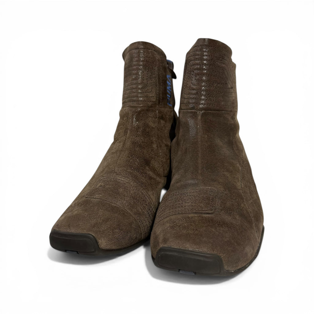 rare vintage puma choke moto boot