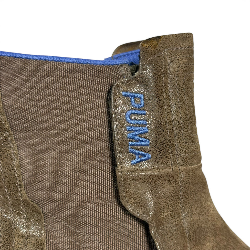 rare vintage puma choke moto boot