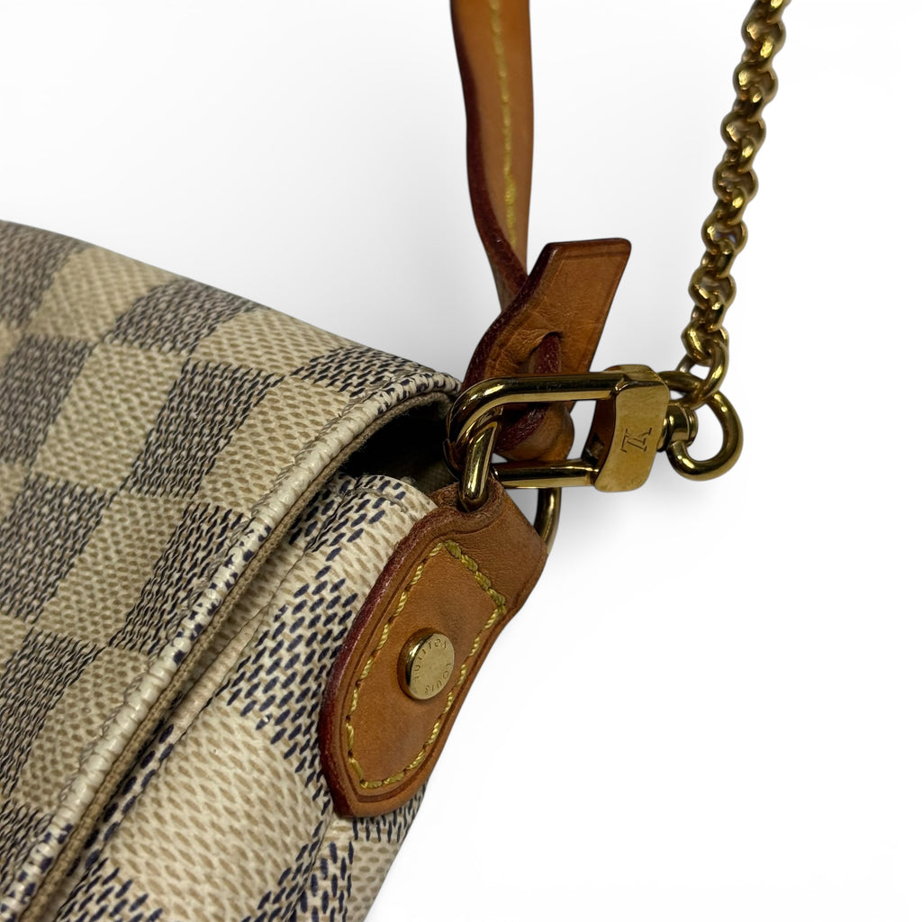 louis vuitton favorite mm damier azur crossbody