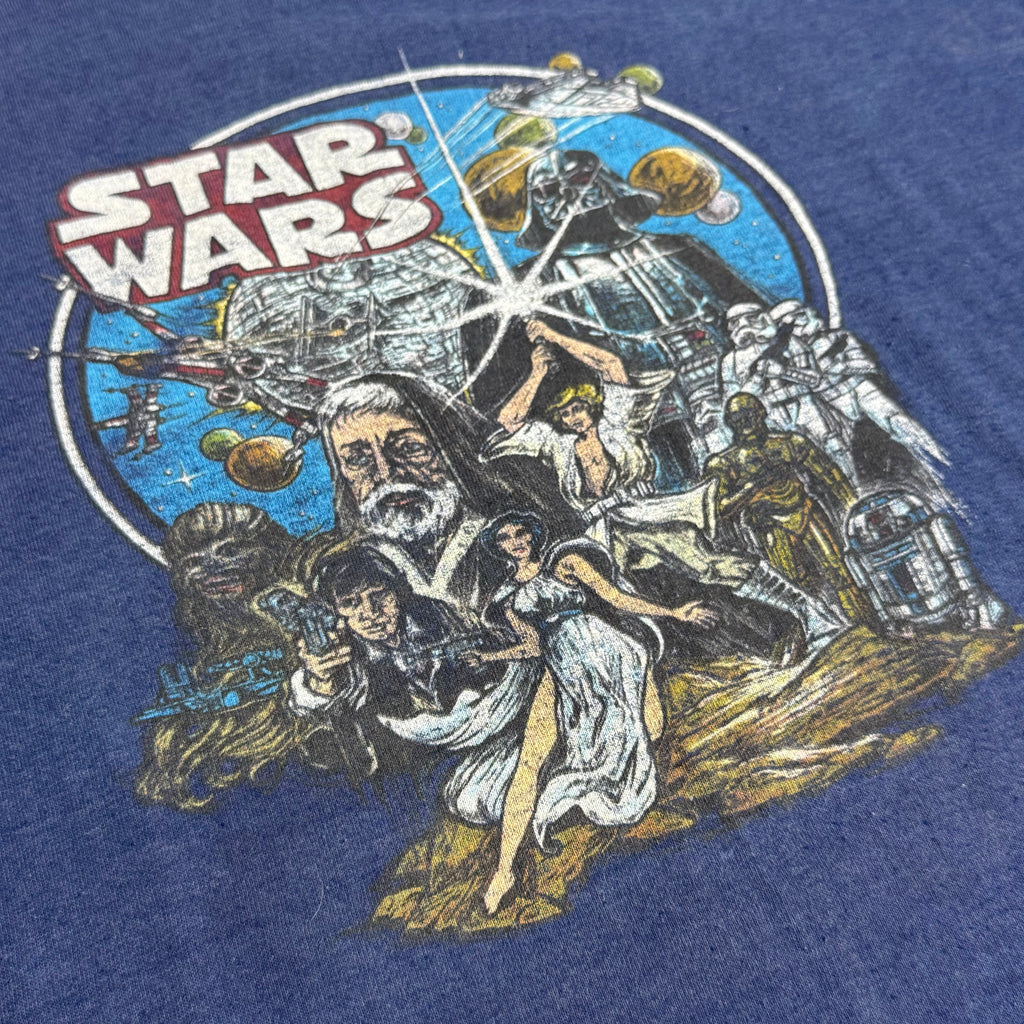 vintage 70s star wars a new hope rare movie poster tee