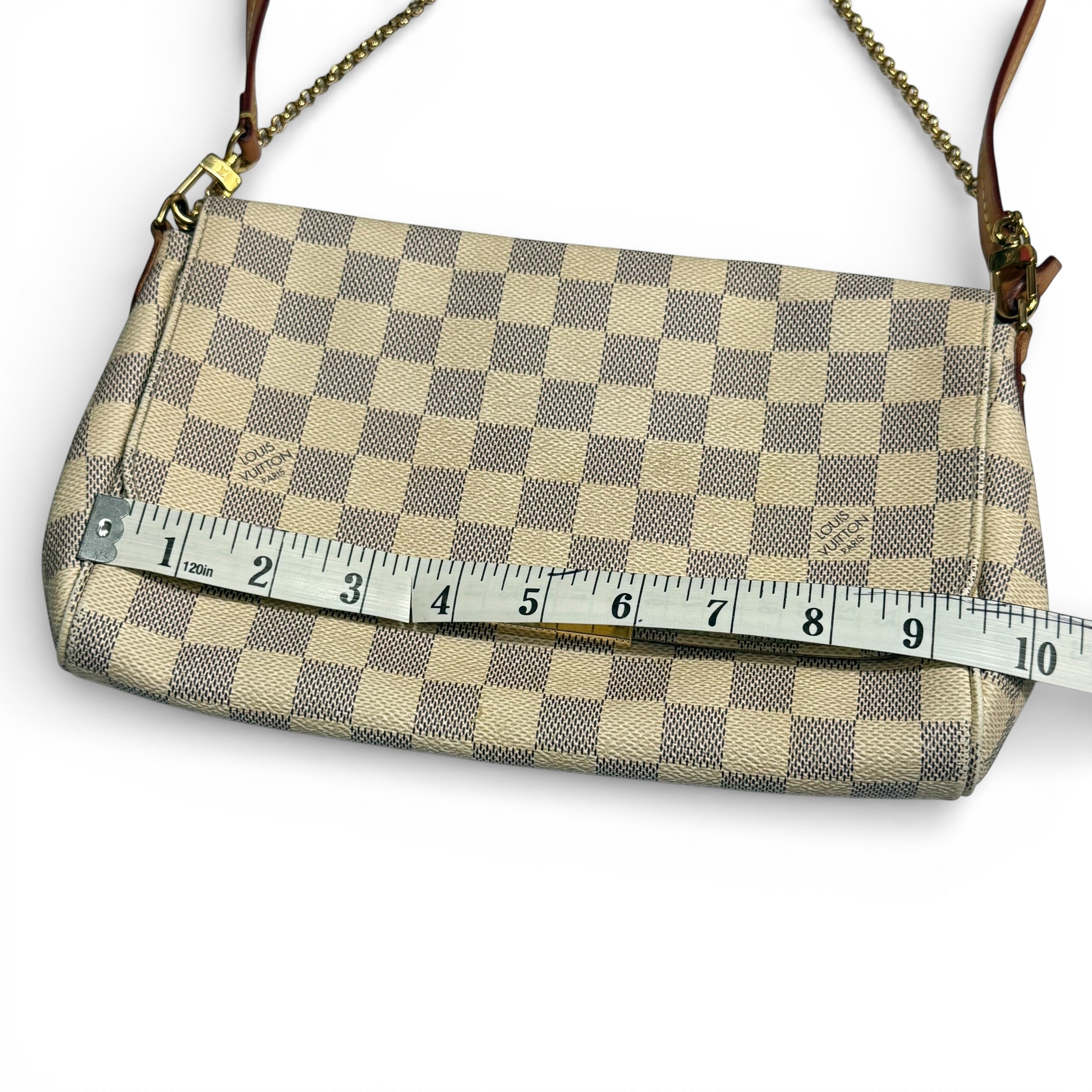 louis vuitton favorite mm damier azur crossbody