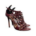 alaïa studded & caged stiletto heels