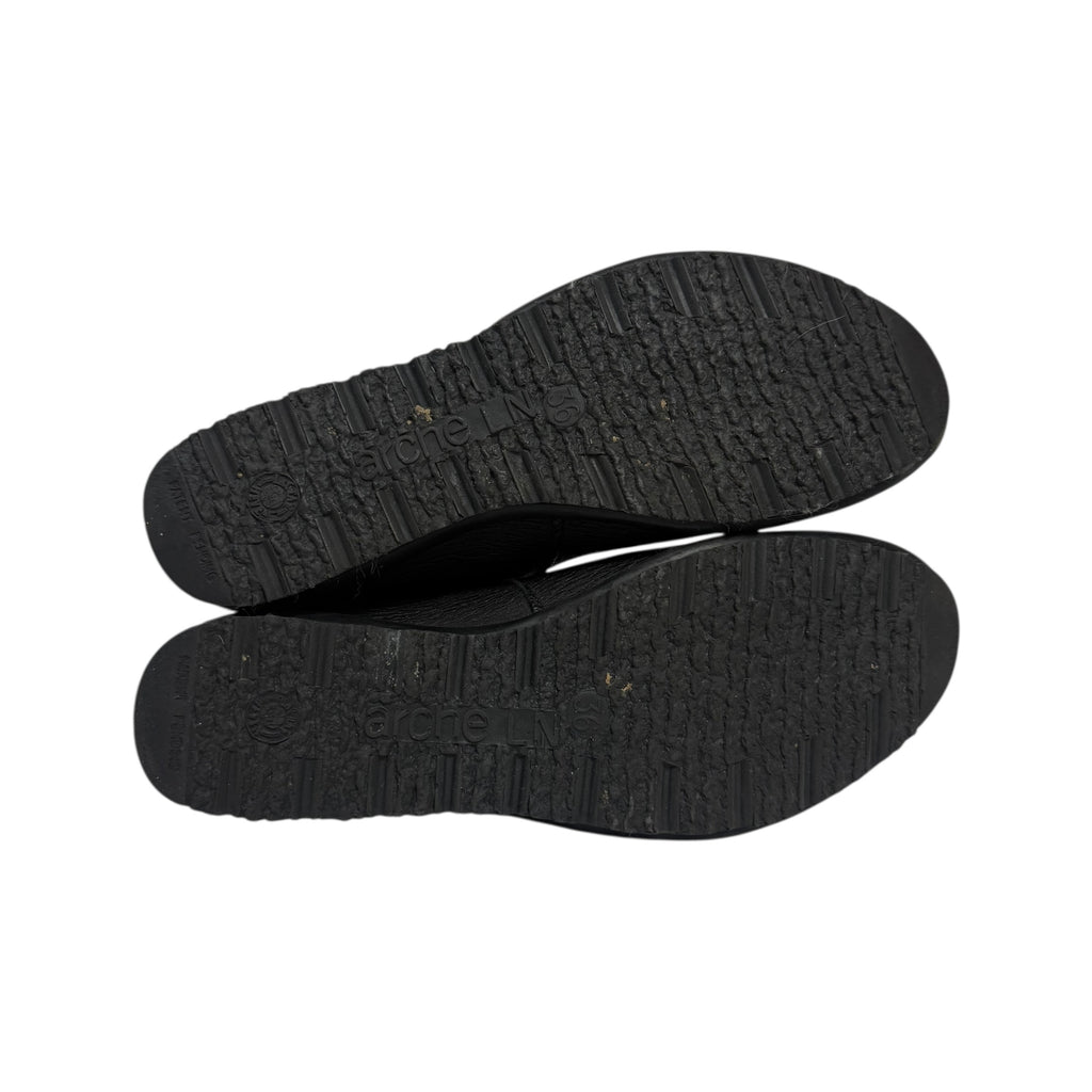 arche baryky soft black deerskin leather boots
