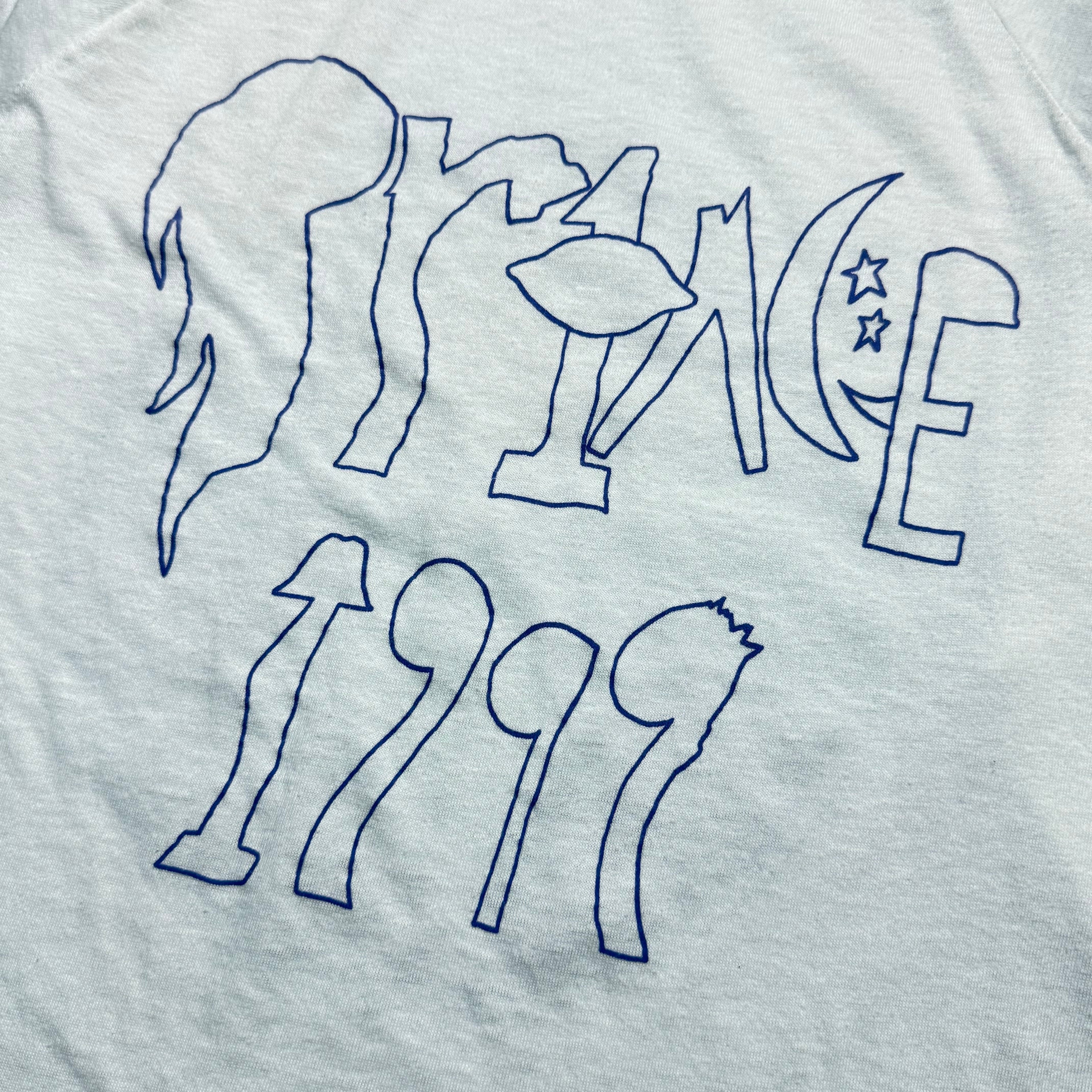 vintage 80s prince 1999 3/4 sleeve promo tee