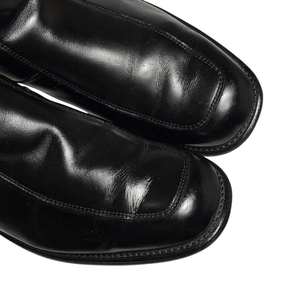 vintage executive imperials black leather side zip ankle boots
