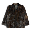 vintage genuine marten fur coat