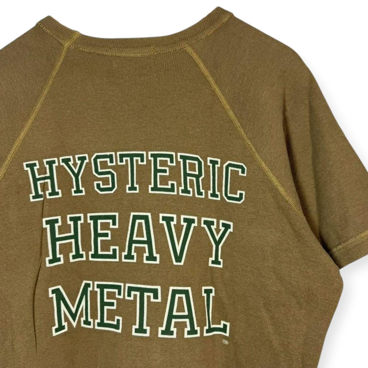 hysteric glamour hhm heavy metal short sleeve sweat