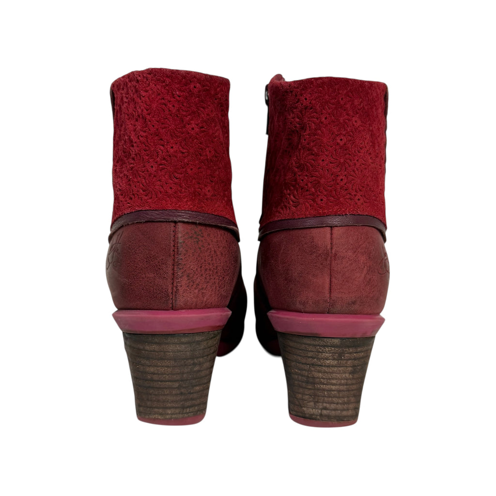 john fluevog fw16 hopeful esperanza red suede boots