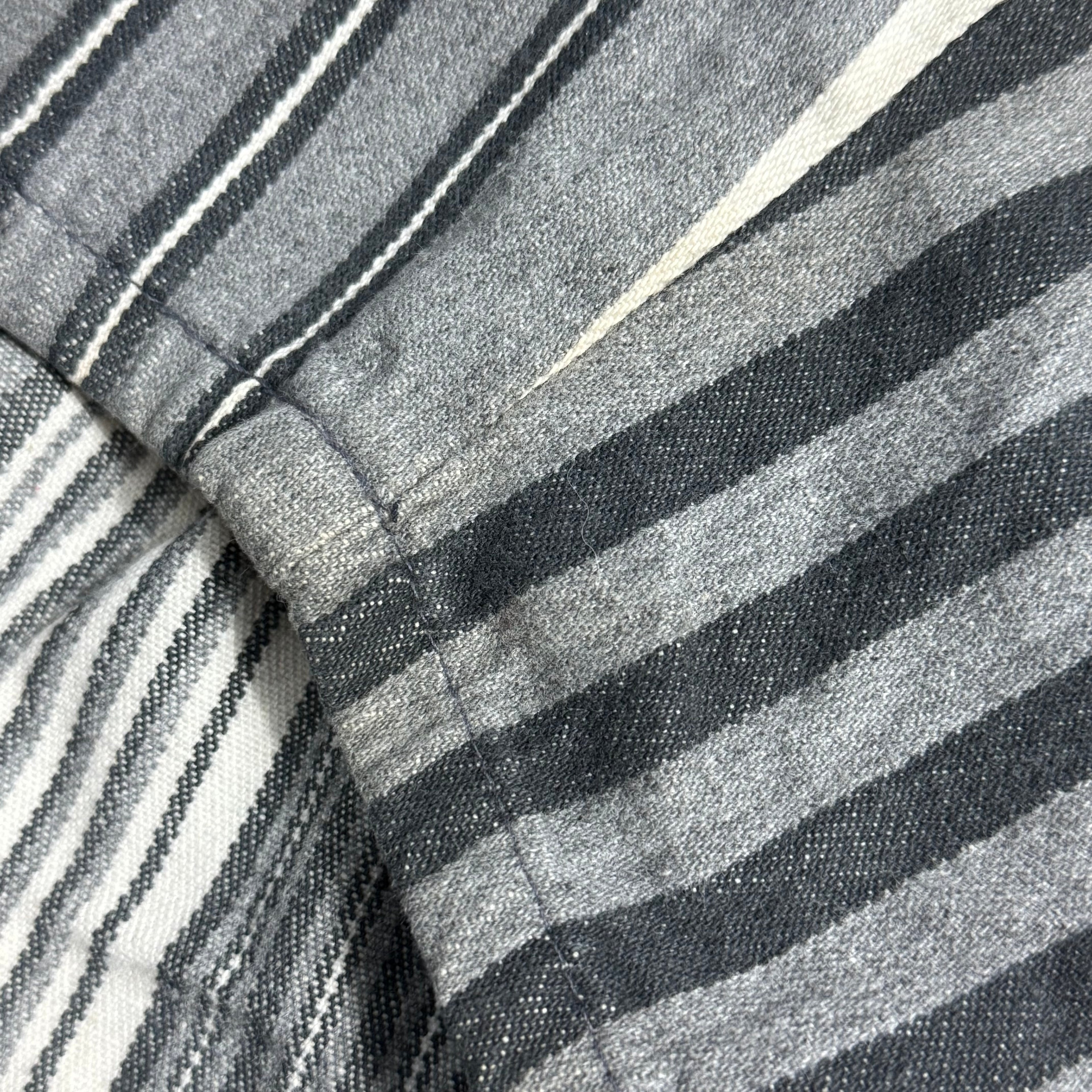 vintage marithe francois girbaud striped denim shorts