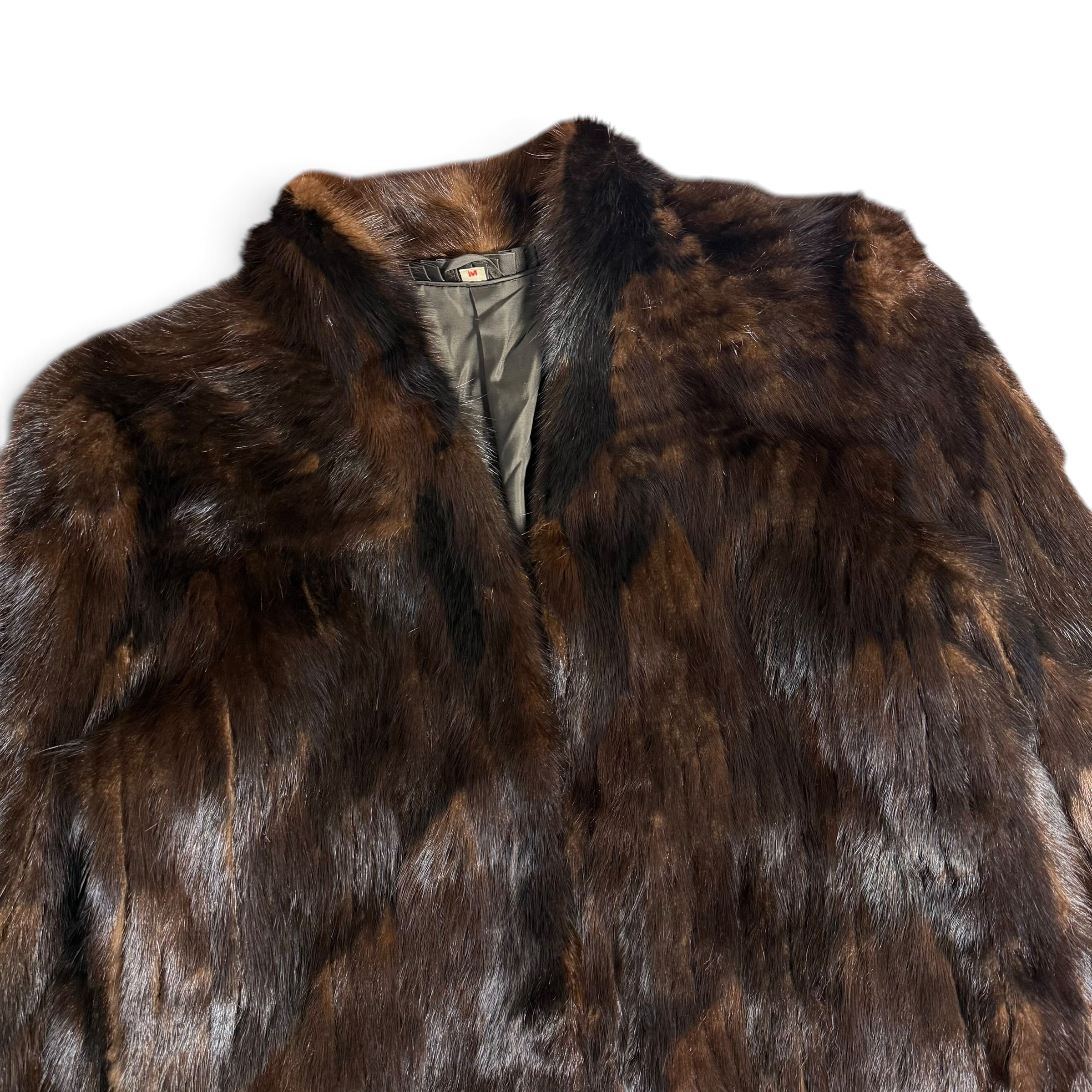 vintage genuine marten fur coat