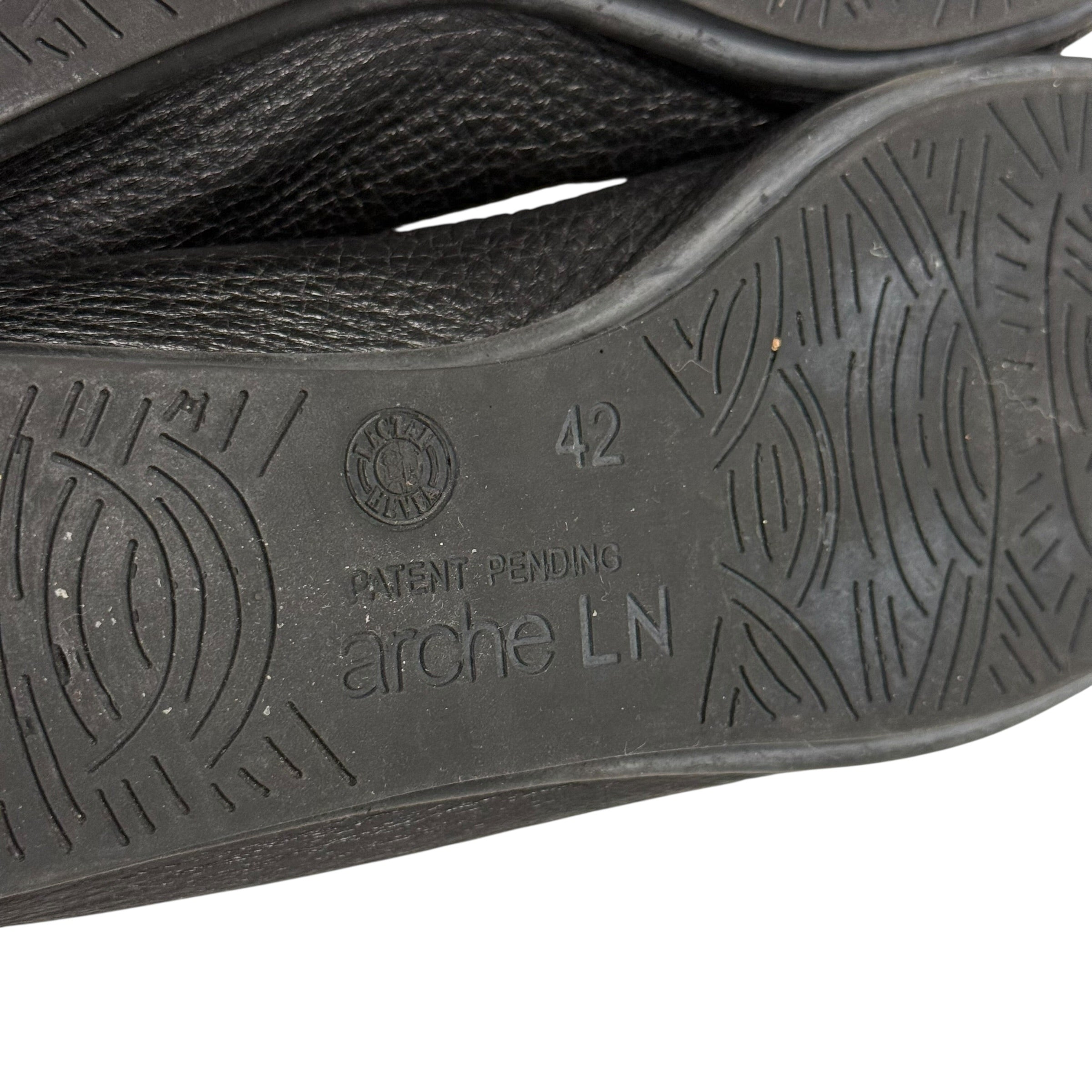 arche ln france open toe flats