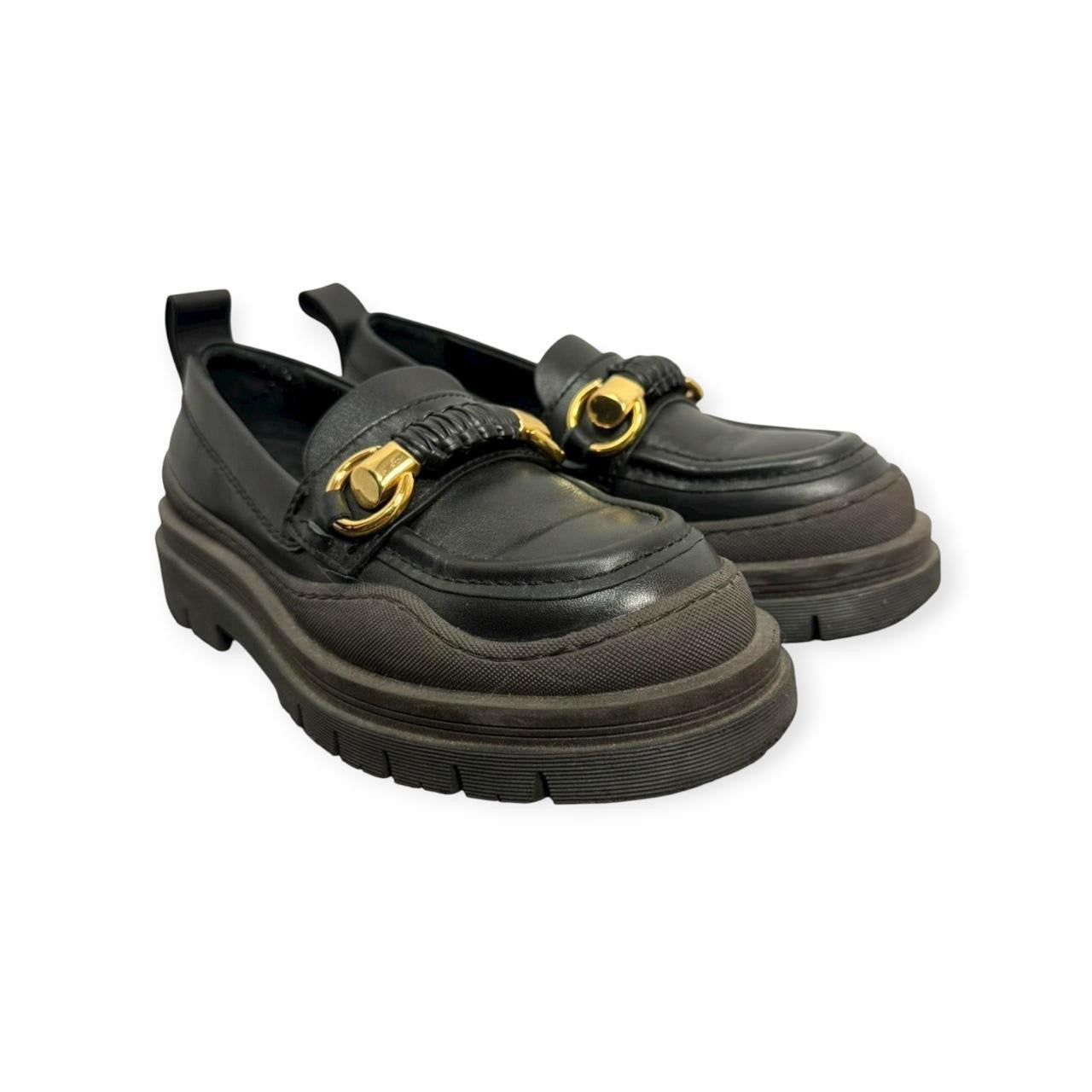 see by chloé lylia chunky lug loafers