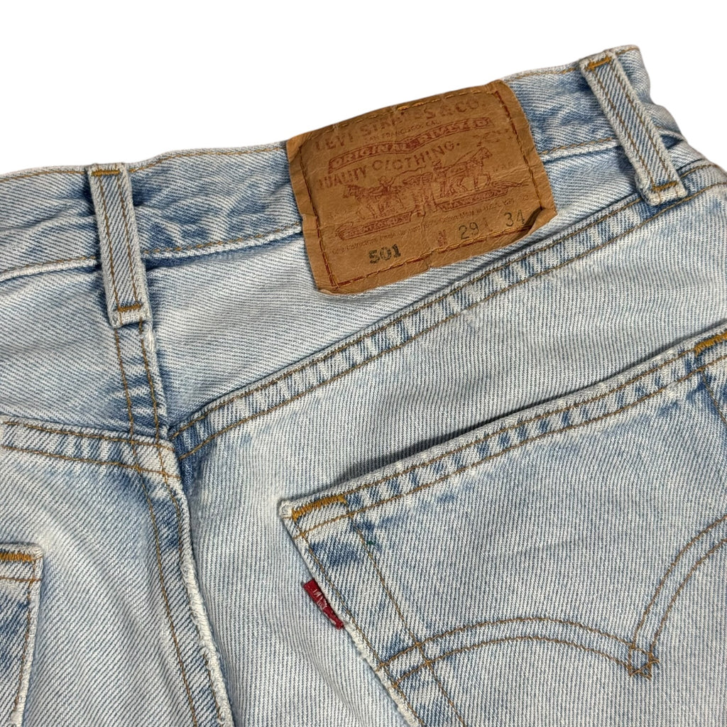 vintage 90s levi’s 501xx high waist button fly jeans
