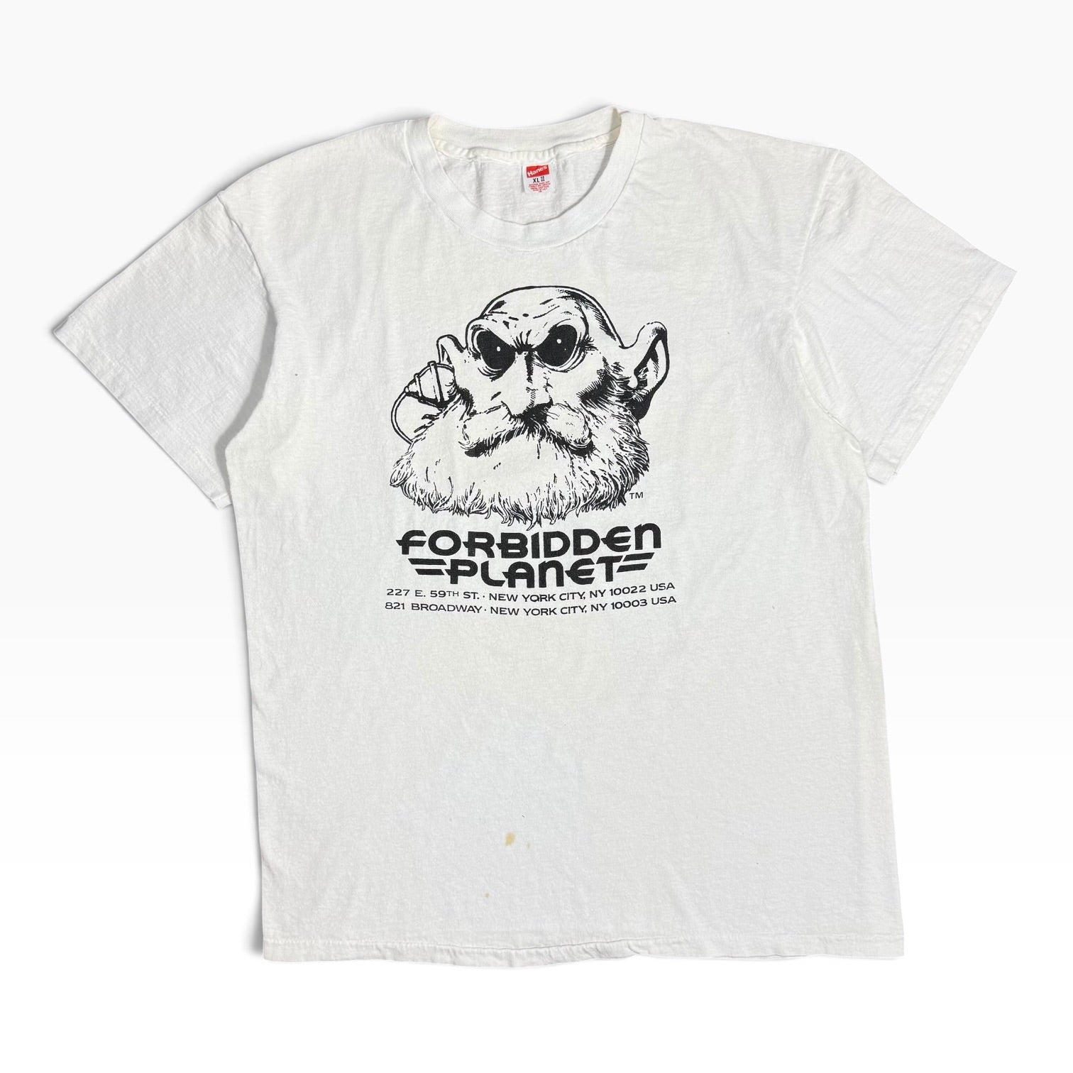 rare vintage 80s forbidden planet nyc comic shop graphic tee