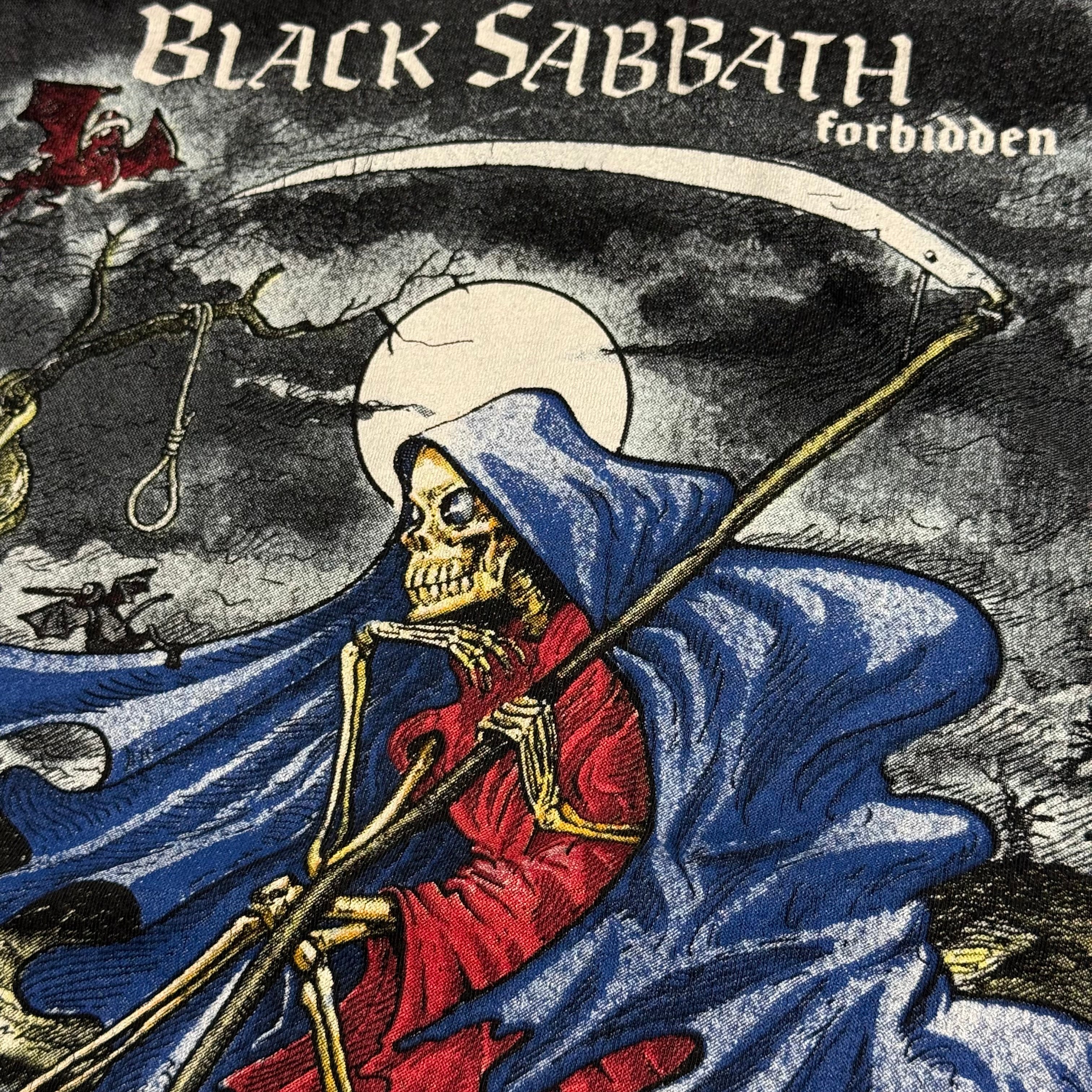 vintage black sabbath forbidden tee