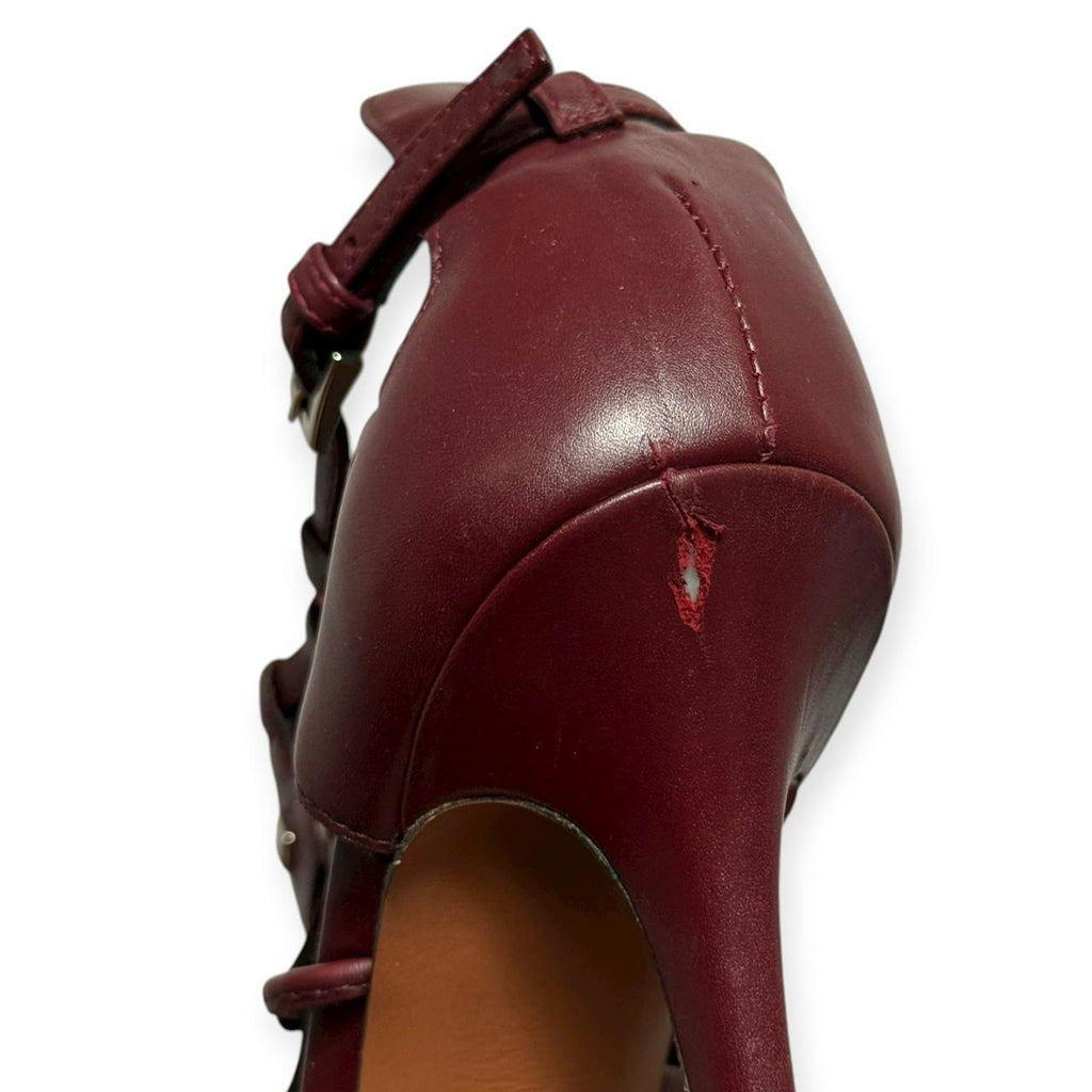 alaïa studded & caged stiletto heels
