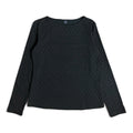 vintage valentino jeans black + red v monogram long sleeve top