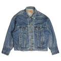 vintage 80s levis 70507 0216 usa made medium wash denim trucker jacket