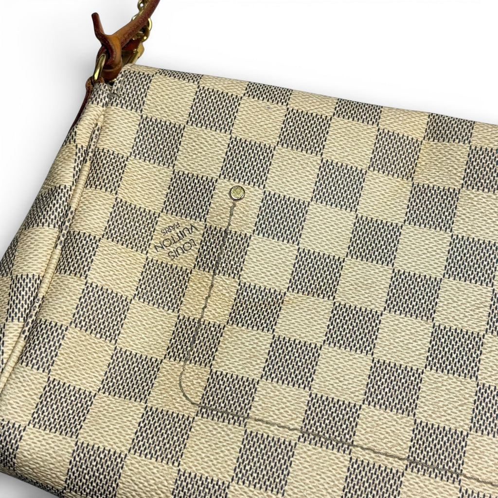 louis vuitton favorite mm damier azur crossbody